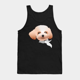 Cute Dog Face Tank Top